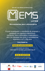 MEMS-LATAM  22-26 Julio 2019, Santiago, Chile